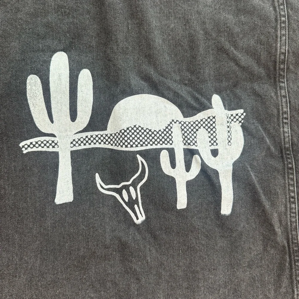 ASOS Black Western Denim Vest - Sweet Cowboy Blues - Picture 12 of 14